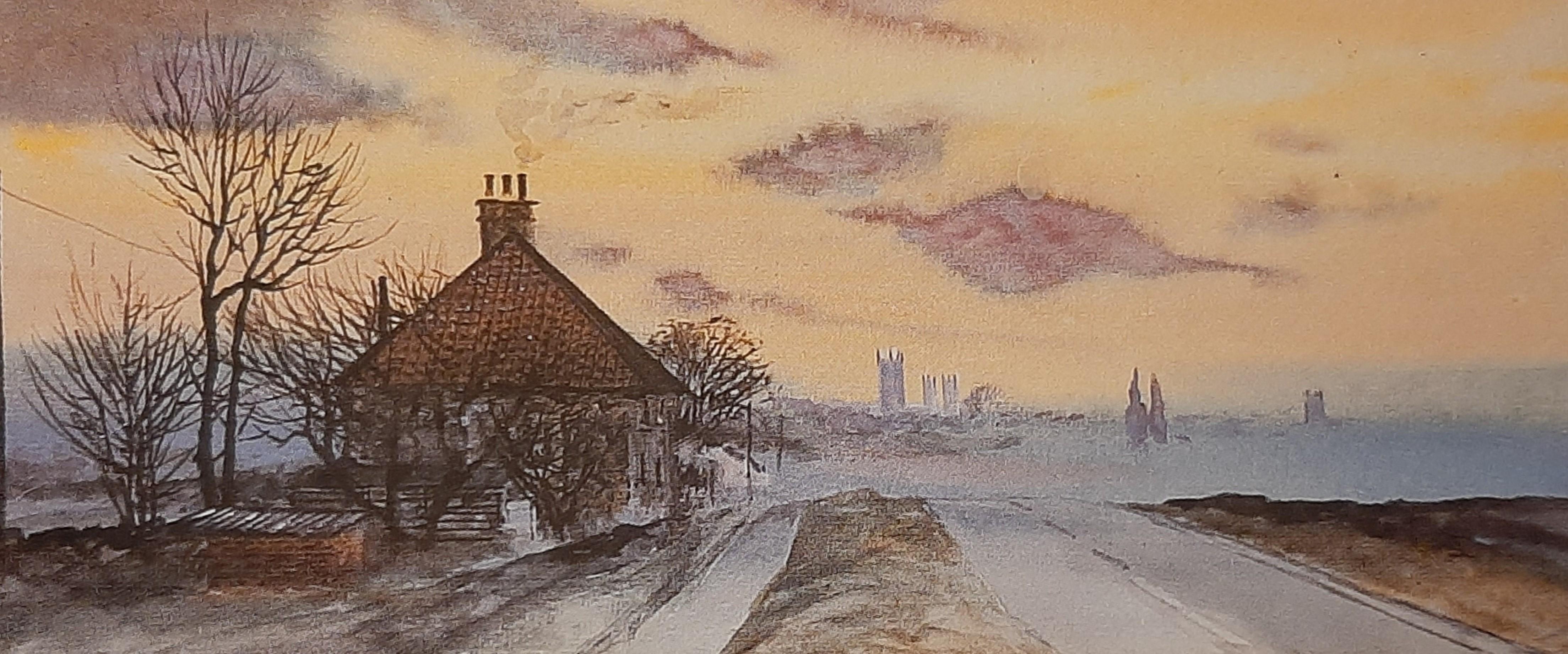 Cropped image of a painting by David Cuppleditch